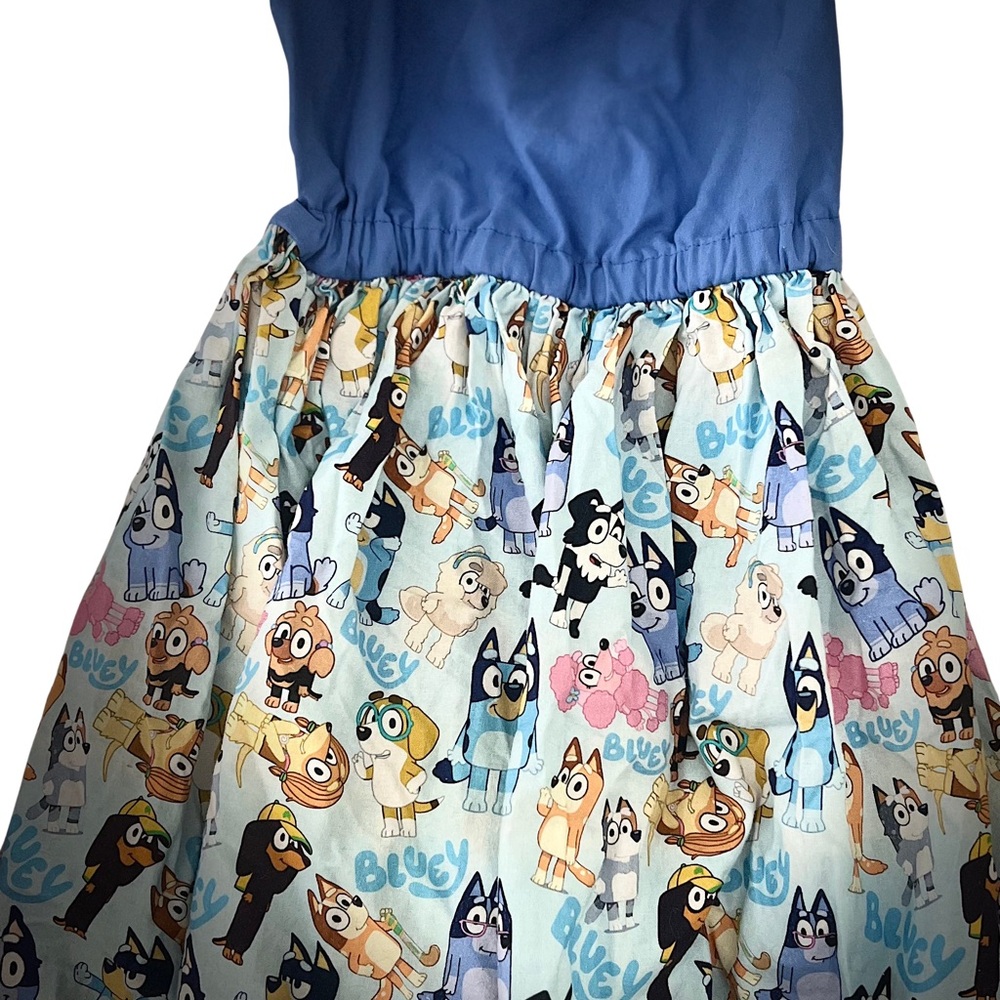 Bluey Character Print Dress with straps